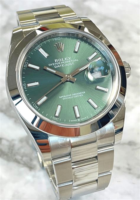 rolex emerald green|rolex datejust 41 green dial.